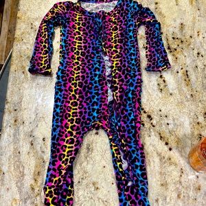 Bums & Roses Cheetah Ruffle Romper